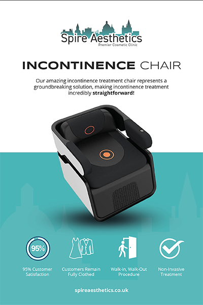 An image of Pelvic Floor Chair Therapy Barry and the benefits.