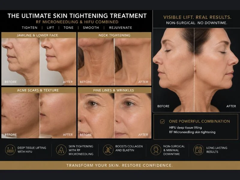 Results of combined treatment for the ultimate skin tightening treatment Barry